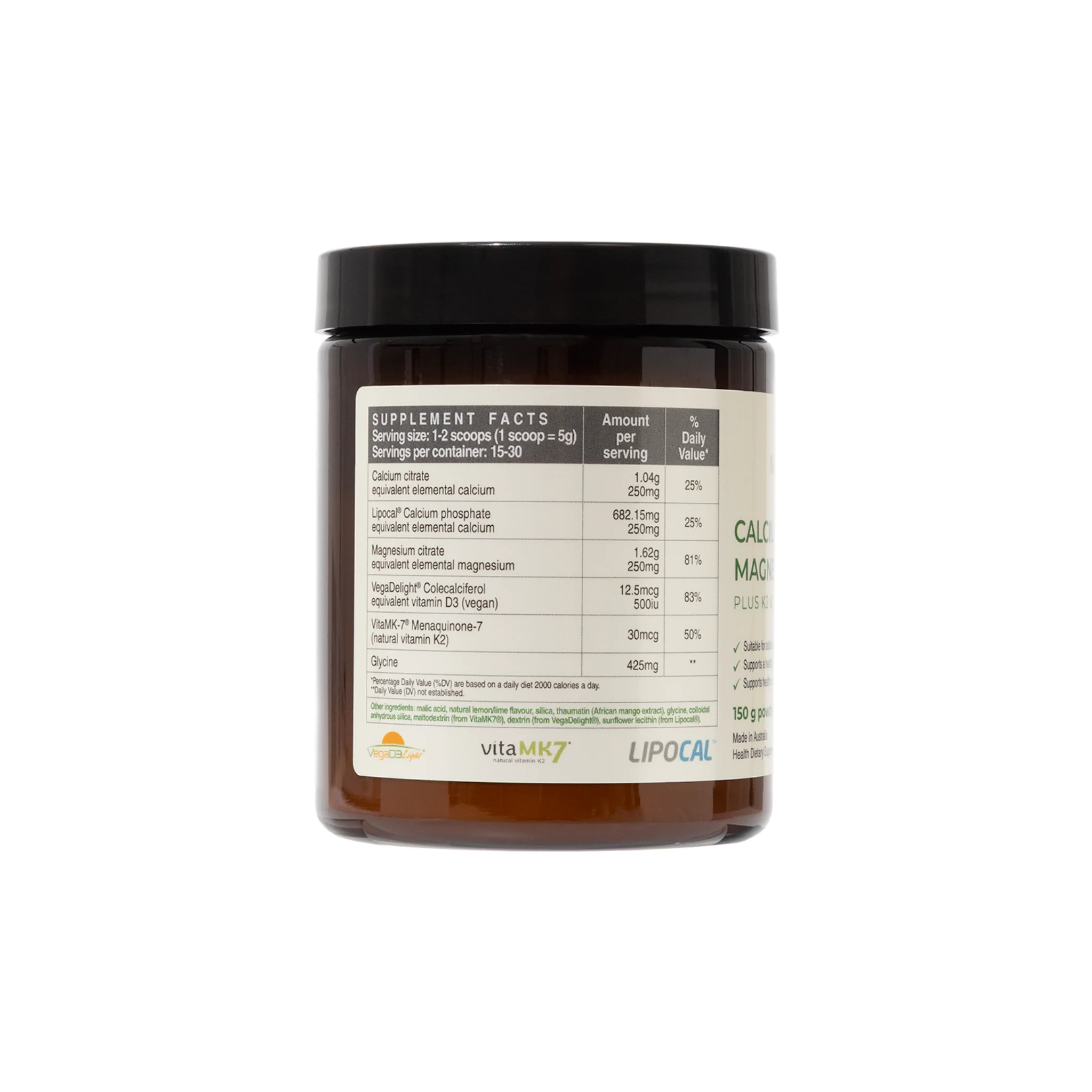 Calcium & Magnesium Plus K2 & D3 | US Label - Image 3