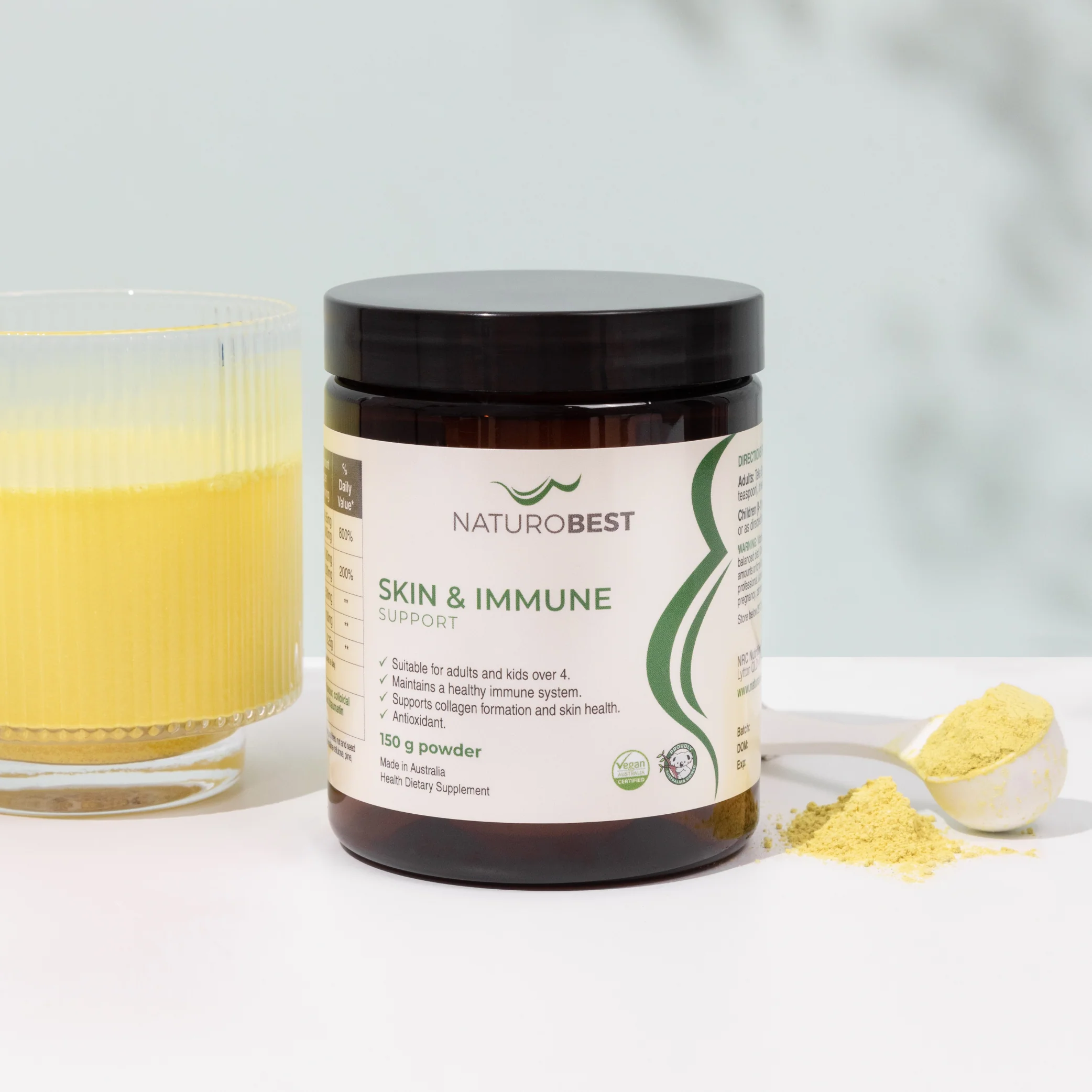 Skin & Immune Support | Vitamin C, Quercetin & Zinc Powder
