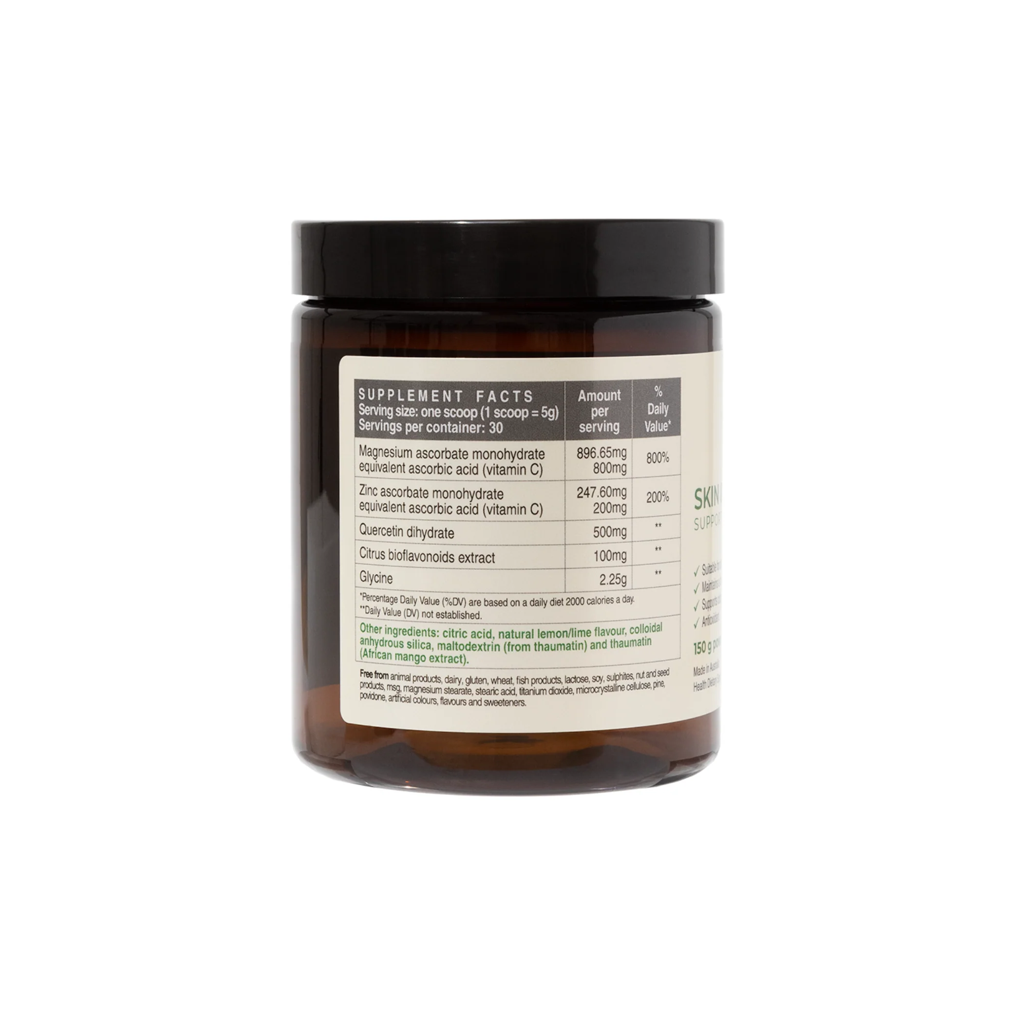 Skin & Immune Support | Vitamin C, Quercetin & Zinc Powder - Image 3